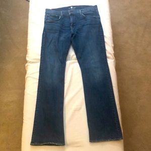 7 for all mankind Brett medium blue jeans 36x33